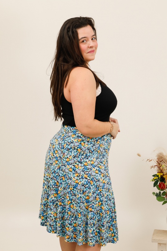 Jupes Femme Rose VETI STYLE 2411-26B Efashion Paris