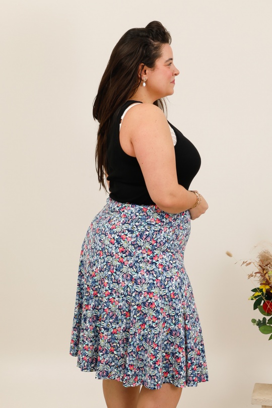 Jupes Femme Rose VETI STYLE 2411-26B Efashion Paris