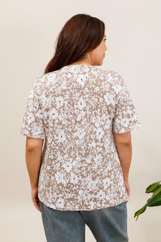 Tuniques Femme Kaki VETI STYLE 5532 Efashion Paris