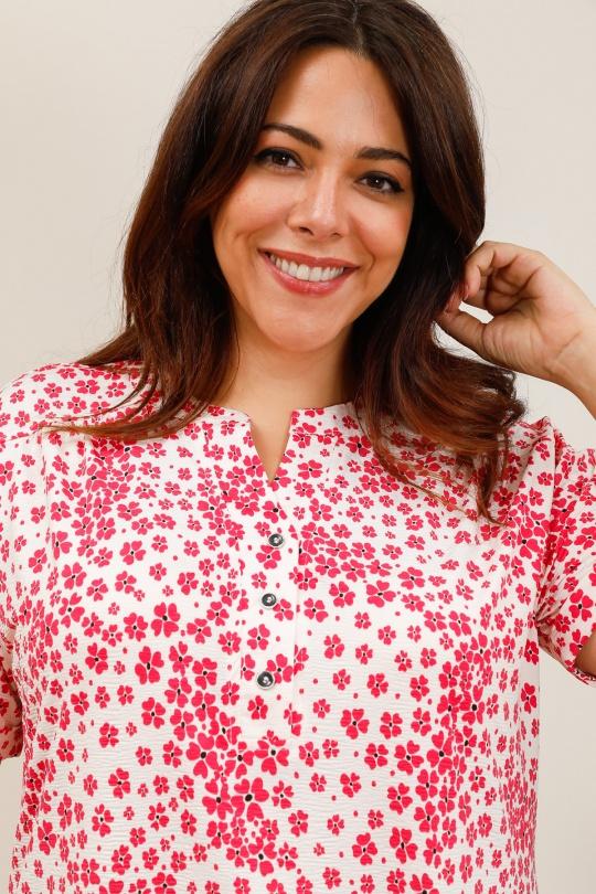 Tuniques Femme Fuchsia VETI STYLE 5531 Efashion Paris