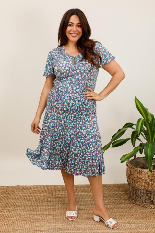 Jupes Femme Vert VETI STYLE 2411-26  Efashion Paris