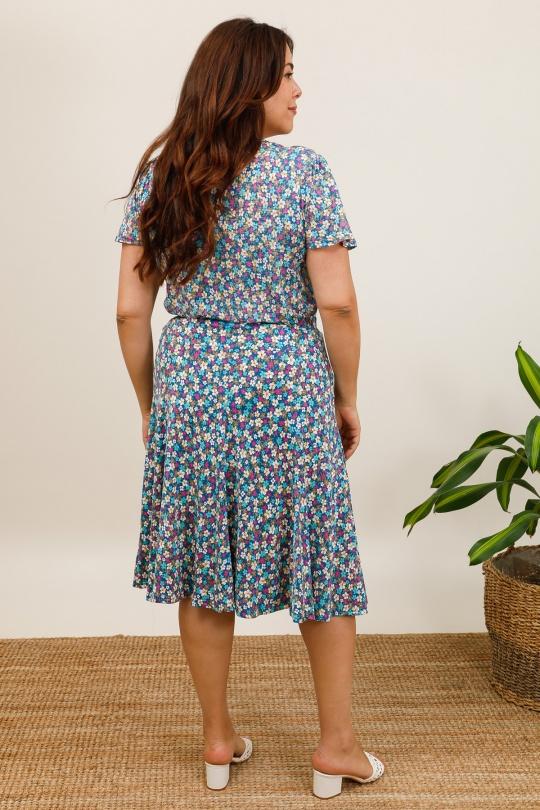 Jupes Femme Vert VETI STYLE 2411-26  Efashion Paris