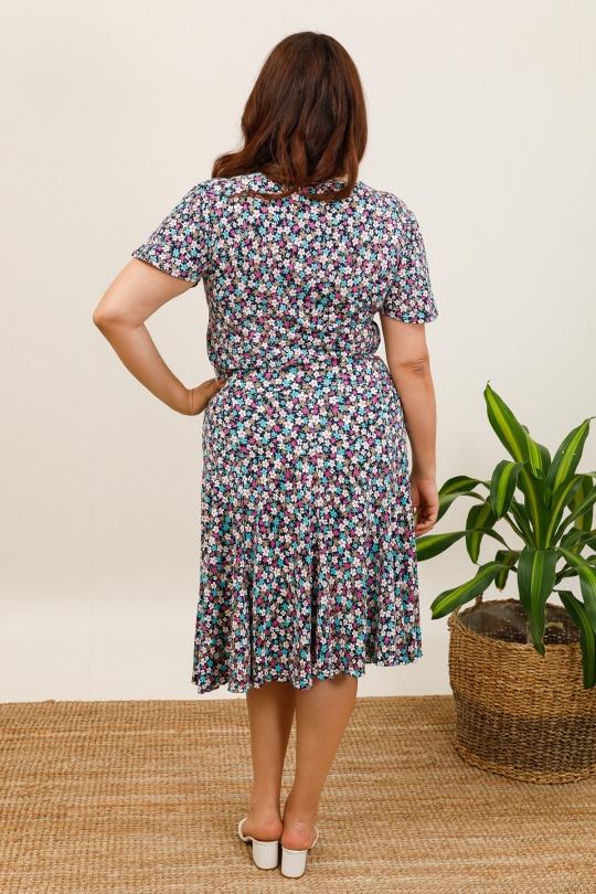 Jupes Femme Vert VETI STYLE 2411-26  Efashion Paris