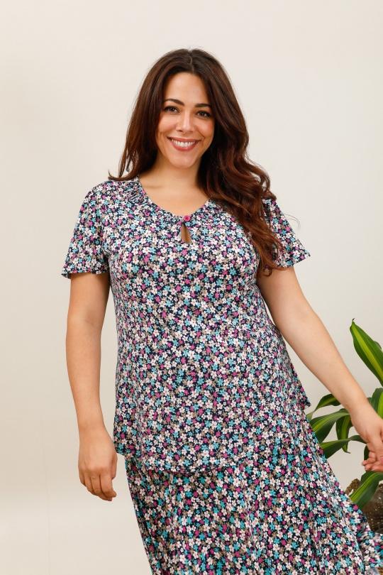 Tuniques Femme Vert VETI STYLE 5180-26 Efashion Paris