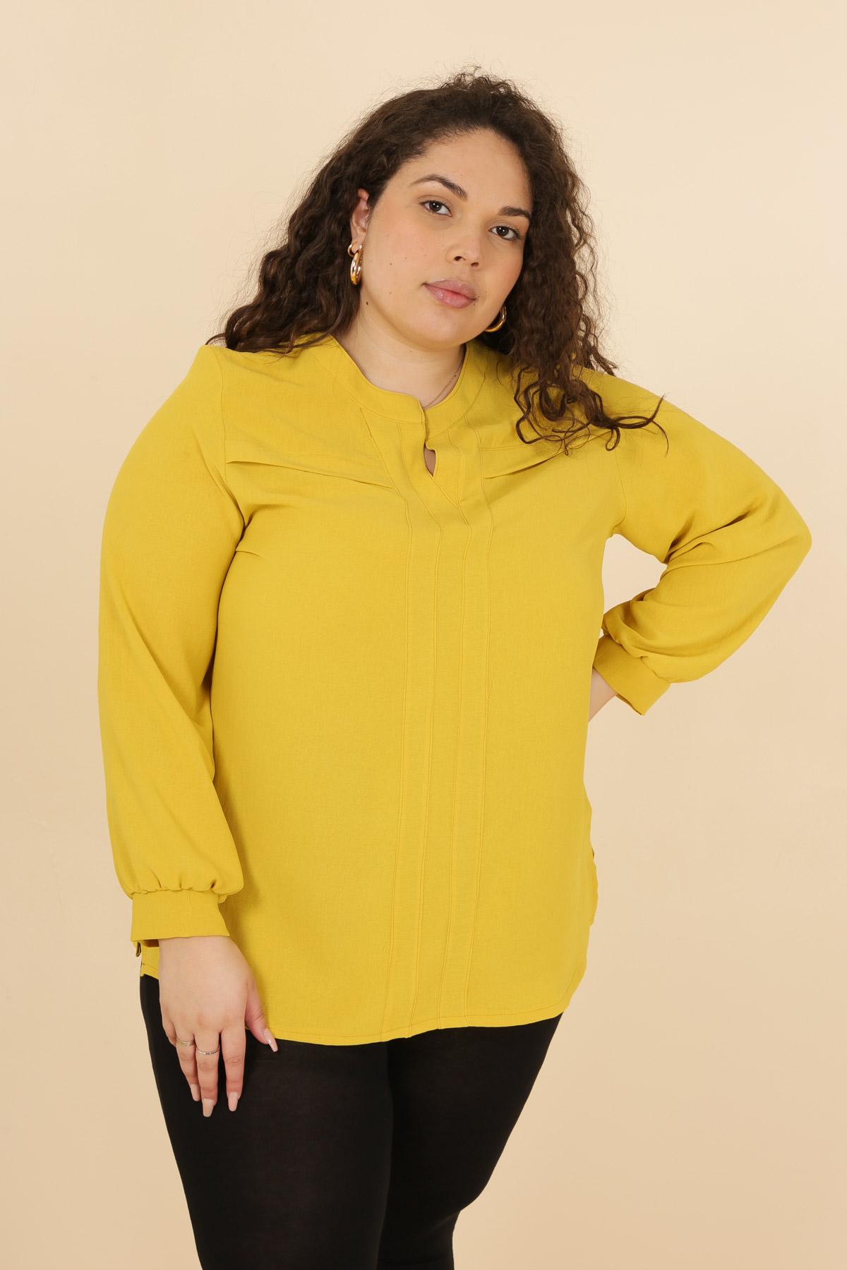 Chemises & blouses Femme Bleu royal VETI STYLE 3340 #c Efashion Paris