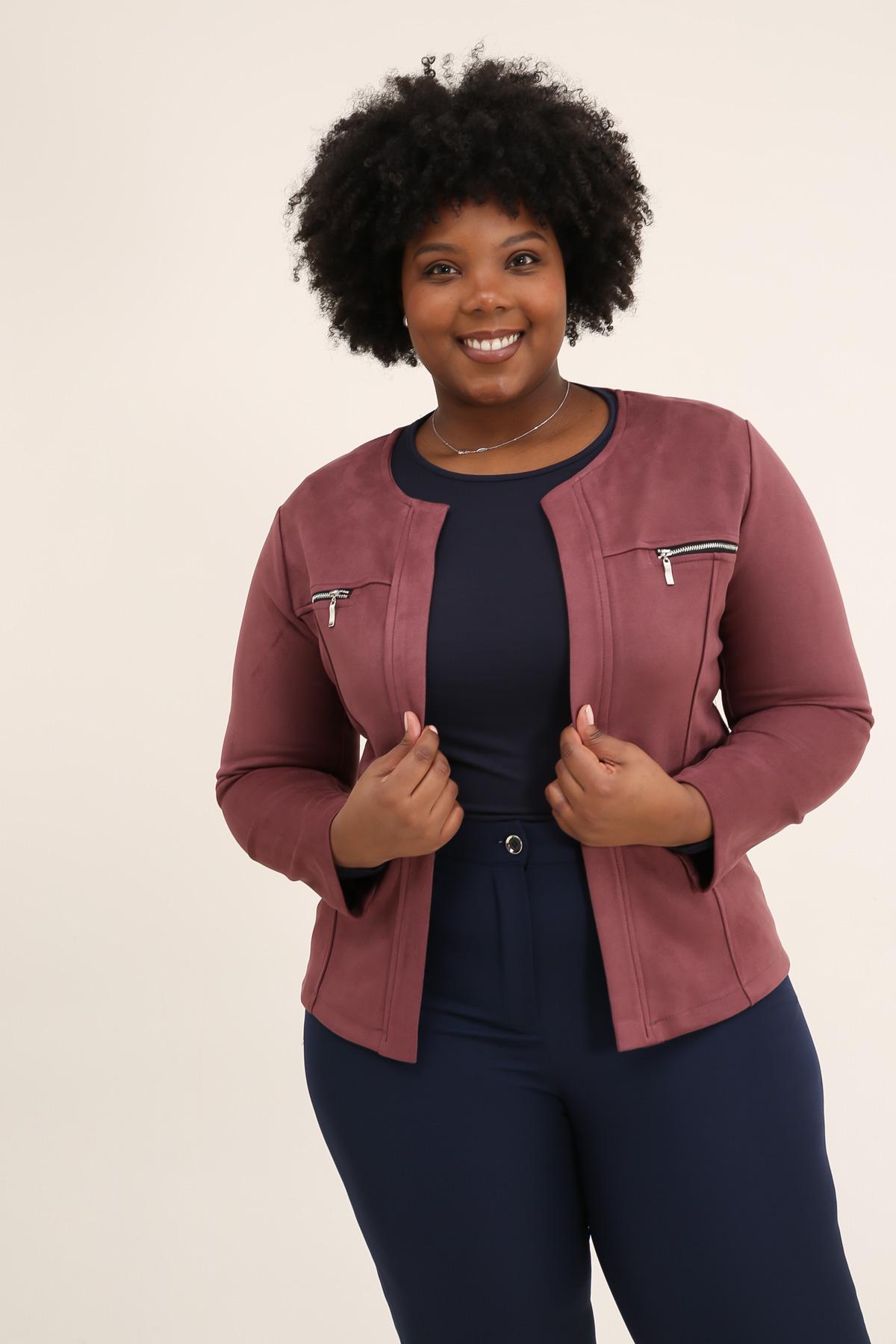 Vestes Femme Violet VETI STYLE 891B #c Efashion Paris