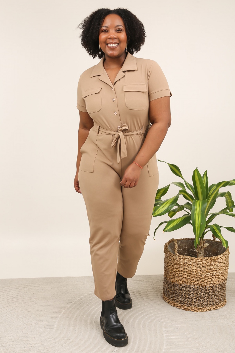 Dresses & Jumpsuits Women Camel VETI STYLE 5434 #c Efashion Paris
