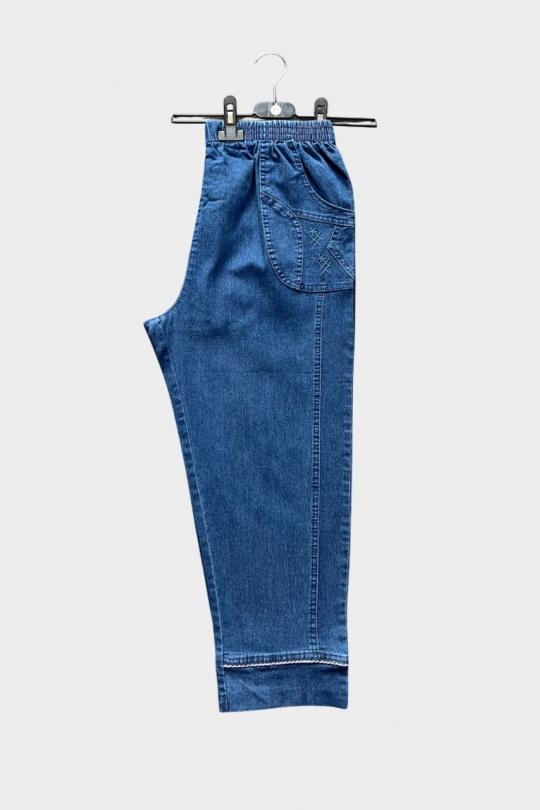 Cropped trousers Women Blue MELILA ZN2 Efashion Paris