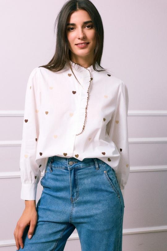 Camicie Donna White SO SWEET CH505 Efashion Paris