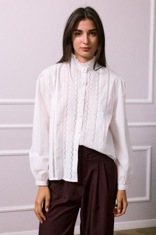 Chemises Femme Blanc SO SWEET CH514 Efashion Paris