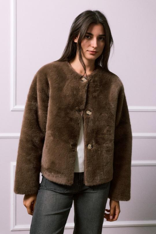 Manteaux Femme Choco SO SWEET CV480 Efashion Paris
