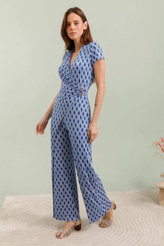 Jumpsuits Women King blue lonkel C LUTESSE GRAFIC Efashion Paris