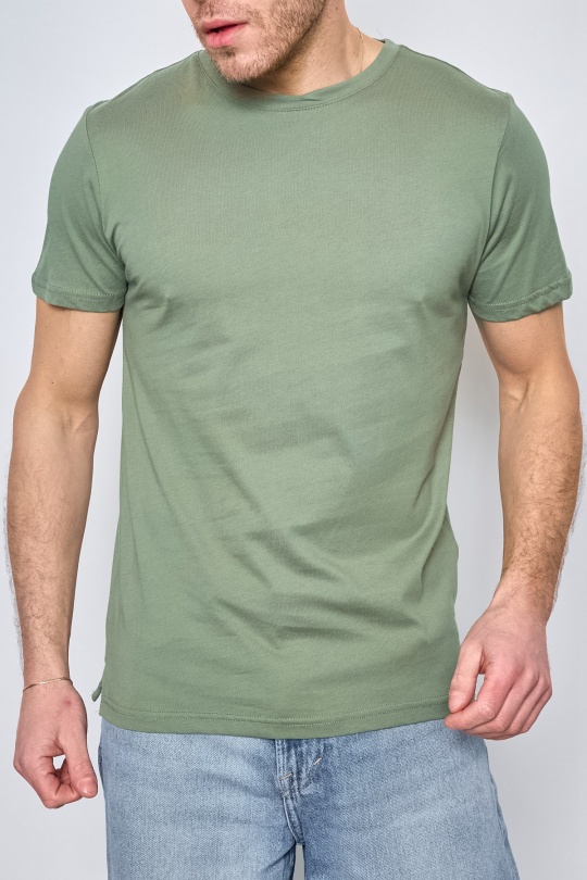 Camisetas Hombre Green MENTEX HOMME BT-128-18 Efashion Paris