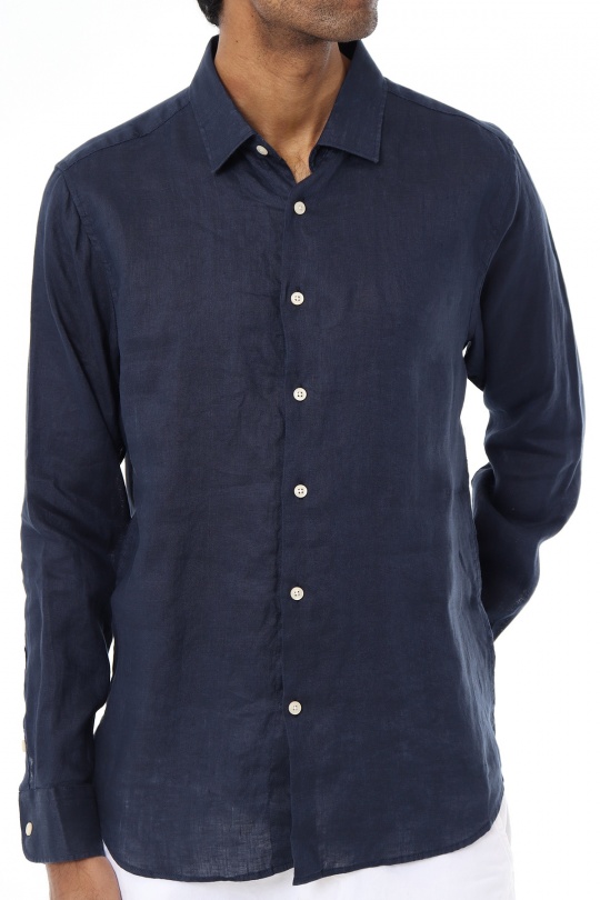 Chemises Homme Marine MENTEX HOMME P2720-2 Efashion Paris