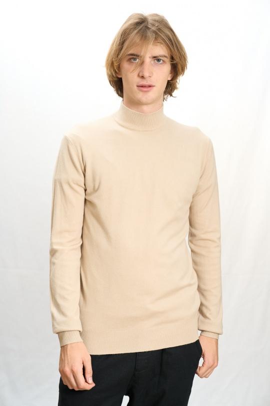 Pulls Homme Beige MENTEX HOMME W1-1725-22 Efashion Paris