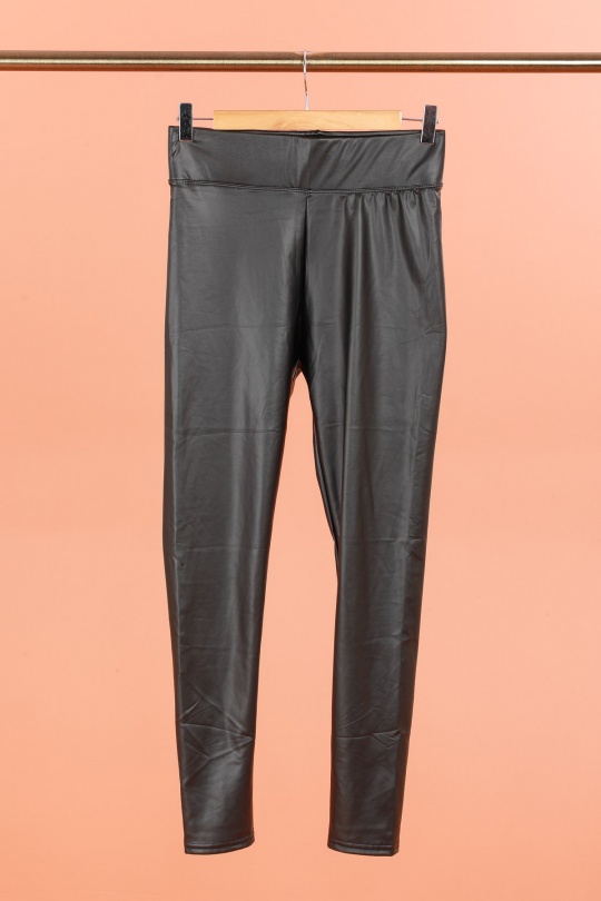 Leggings Femme Noir JL STYLE 8016 Efashion Paris