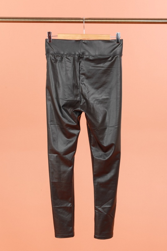 Leggings Femme Noir JL STYLE 8016 Efashion Paris