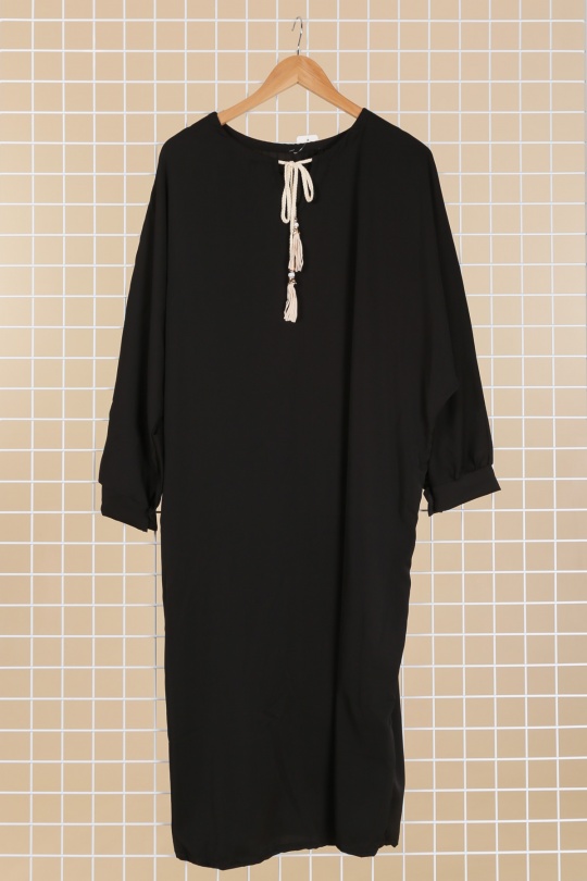 Abaya Femme Gris foncé JL STYLE FR24-01 Efashion Paris