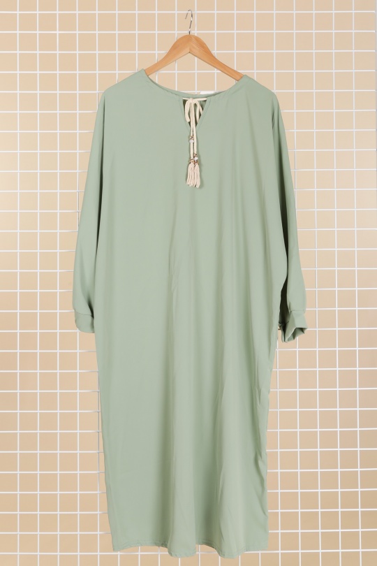 Abaya Femme Gris foncé JL STYLE FR24-01 Efashion Paris