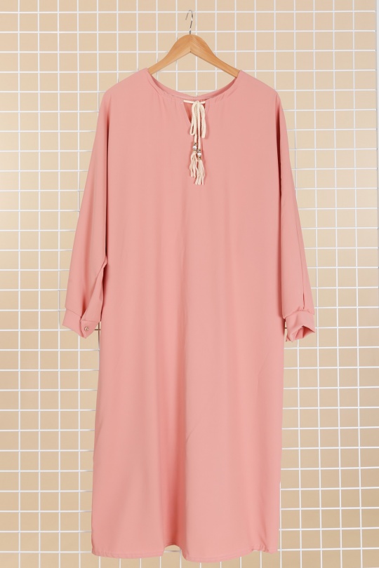 Abaya Femme Gris foncé JL STYLE FR24-01 Efashion Paris