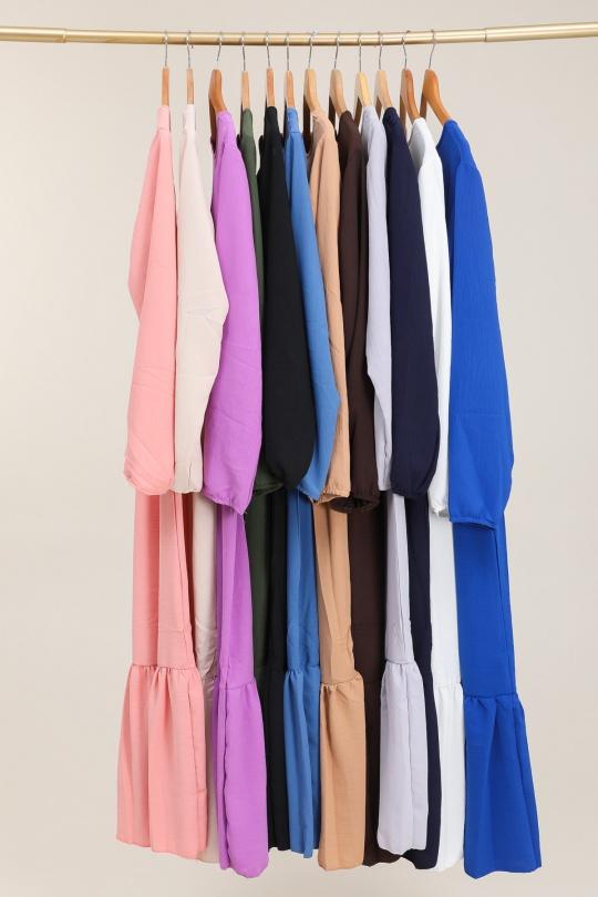 Abaya Femme Couleurs mélangées JL STYLE 603 Efashion Paris