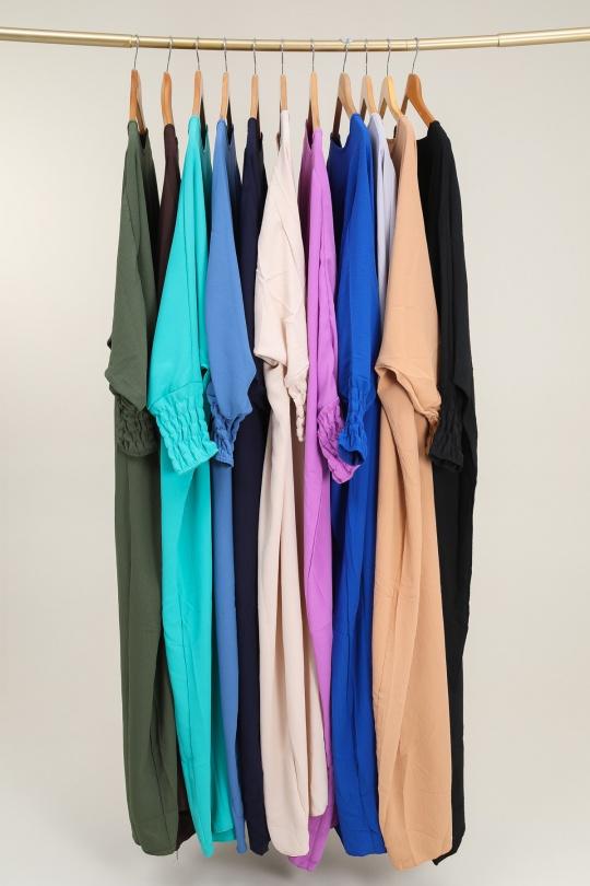 Abaya Femme Couleurs mélangées JL STYLE 606-1 Efashion Paris