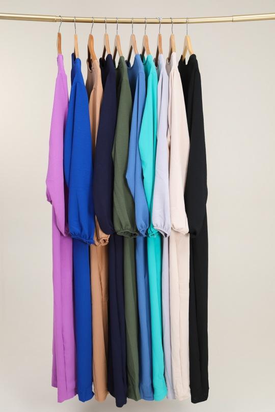 Abaya Femme Couleurs mélangées JL STYLE 607-1 Efashion Paris