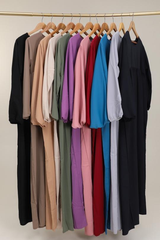 Abaya Femme Couleurs mélangées JL STYLE 601 Efashion Paris