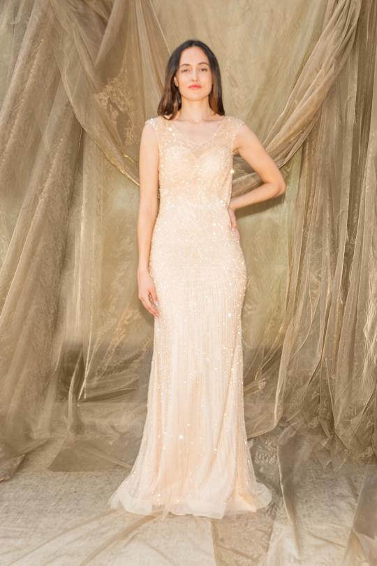 Robes de soirée Femme  PROMARRIED 13910A GOLD Efashion Paris