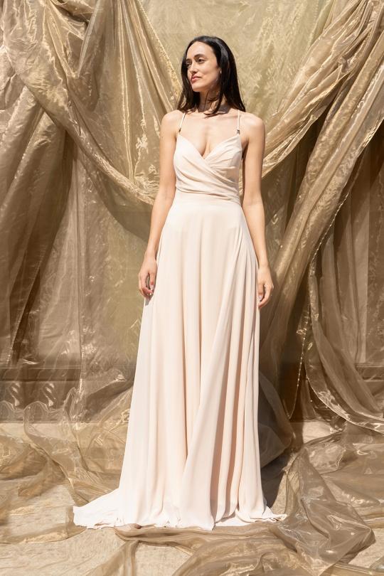 Robes de soirée Femme Beige PROMARRIED 9502 BEIGE Efashion Paris