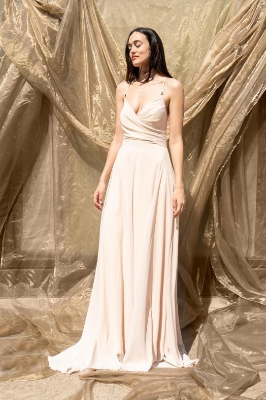 Robes de soirée Femme Beige PROMARRIED 9502 BEIGE Efashion Paris