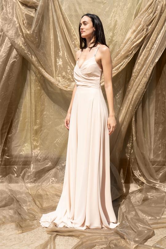Robes de soirée Femme Beige PROMARRIED 9502 BEIGE Efashion Paris