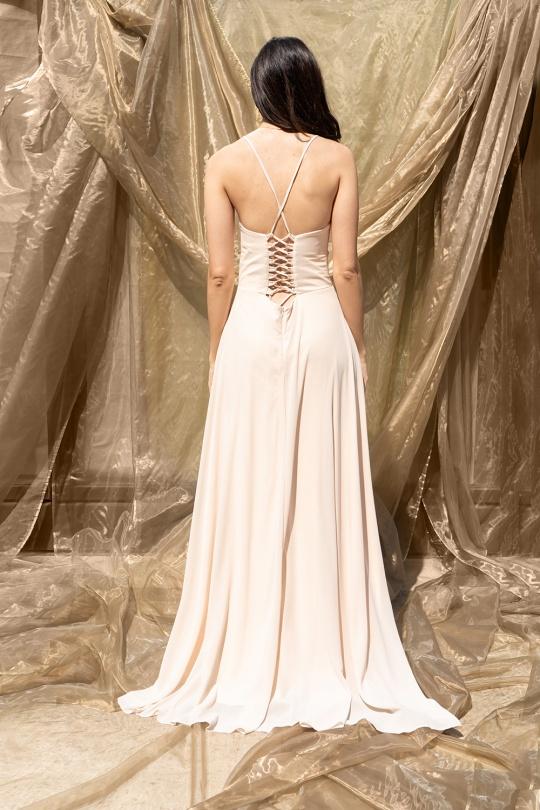 Robes de soirée Femme Beige PROMARRIED 9502 BEIGE Efashion Paris