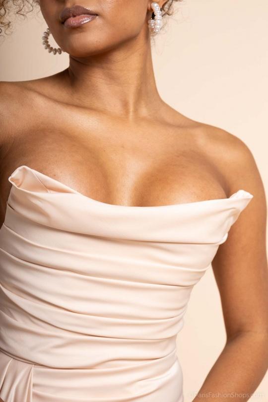 Robes de soirée Femme Beige PROMARRIED 9903 BEIGE Efashion Paris