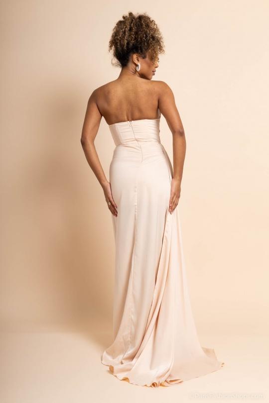 Robes de soirée Femme Beige PROMARRIED 9903 BEIGE Efashion Paris