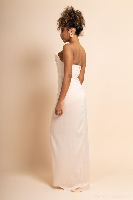 Robes de soirée Femme Beige PROMARRIED 9903 BEIGE Efashion Paris