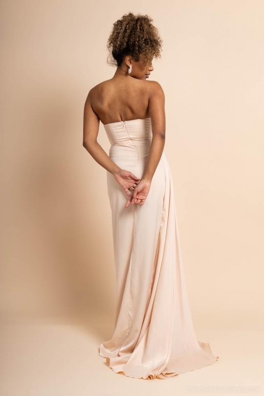 Robes de soirée Femme Beige PROMARRIED 9903 BEIGE Efashion Paris
