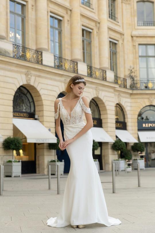 Robes de mariée Femme Ivoire PROMARRIED DL023 IVORY/NUDE Efashion Paris