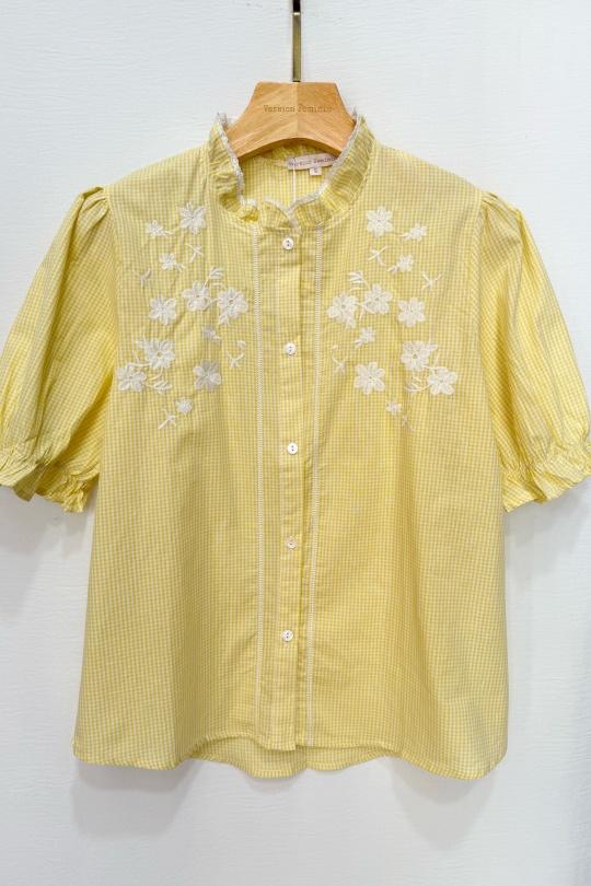 Camisas Mujer Yellow VERSION FEMININ F030 Efashion Paris