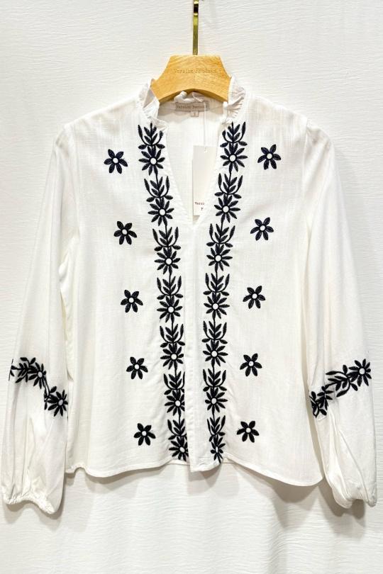 Blouses Femme Blanc VERSION FEMININ F007 Efashion Paris