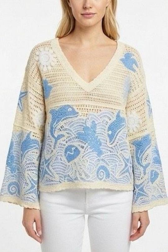 Tops Femme Rose VERSION FEMININ 3308 Efashion Paris