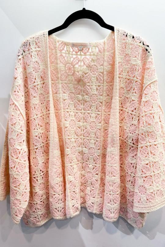 Gilets Femme Rose VERSION FEMININ 3313 Efashion Paris