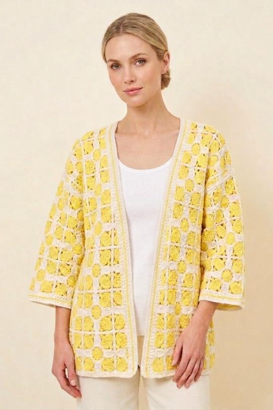 Gilets Femme Rose VERSION FEMININ 3313 Efashion Paris