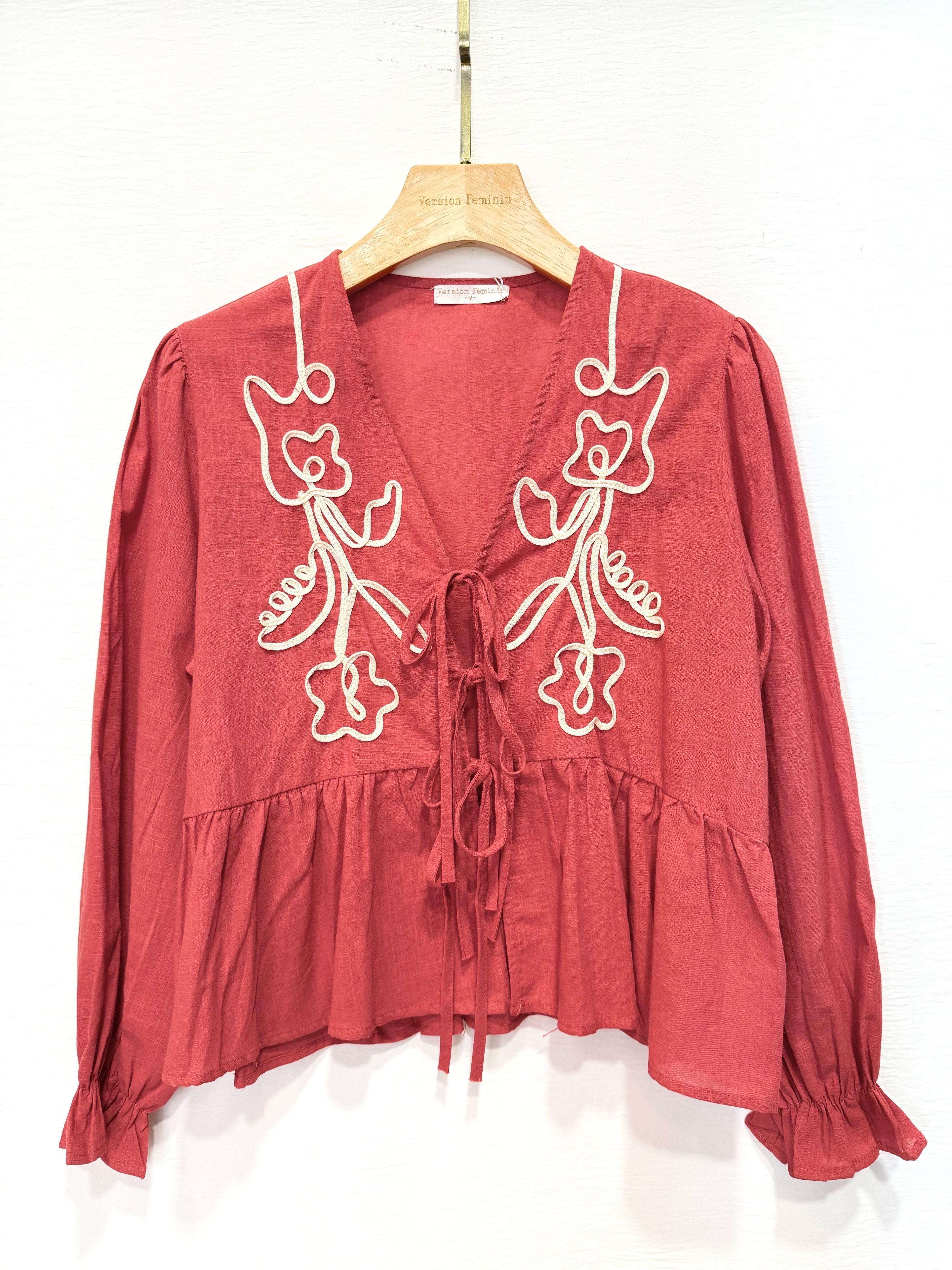 Blouses Femme Rouille VERSION FEMININ 6368 #c Efashion Paris