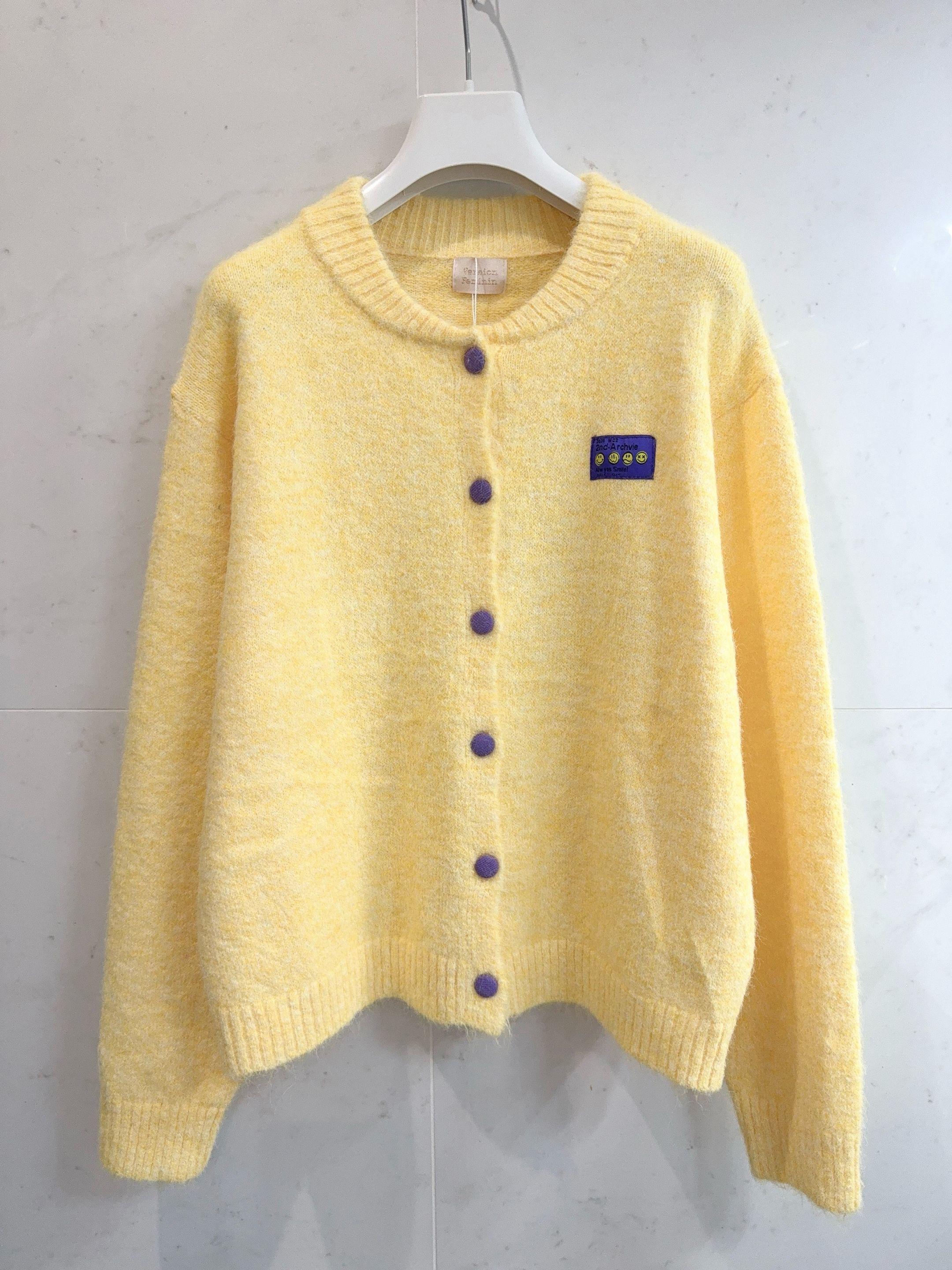 Gilets Femme Jaune VERSION FEMININ 18414 #c Efashion Paris