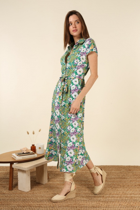 Robes longues Femme Fushia Ki & Love  KL192D-64# Efashion Paris