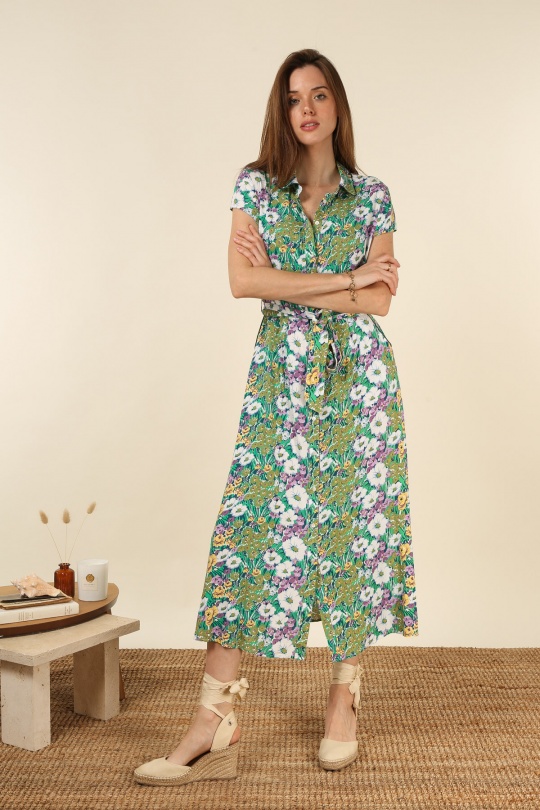 Robes longues Femme Fushia Ki & Love  KL192D-64# Efashion Paris