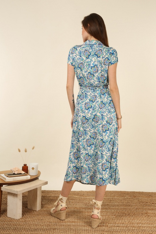 Robes longues Femme Rouge Ki & Love  KL192D-65# Efashion Paris