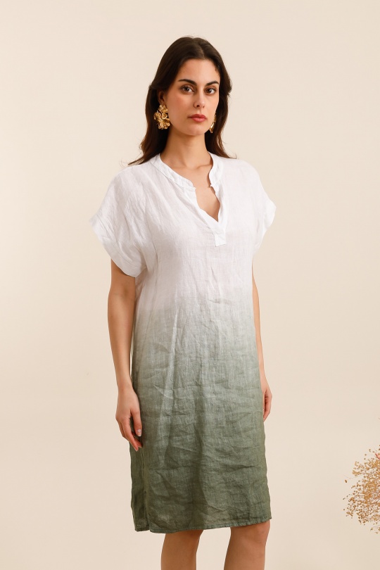 Robes mi-longues Femme Beige Ki & Love  GL00520 Efashion Paris