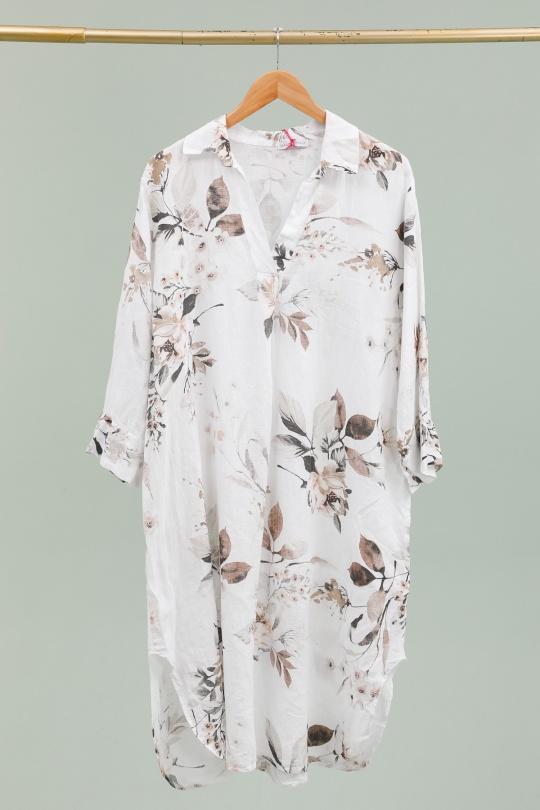 Vestidos a media pierna Mujer White Ki & Love  GL00849 Efashion Paris
